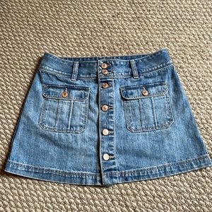 Vintage Abercrombie Denim Mini Skirt